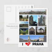 Carte Postale République tchèque - Praha - (Devant / Derrière)