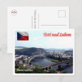 Carte Postale République tchèque - Usti Nad Labem - (Devant / Derrière)