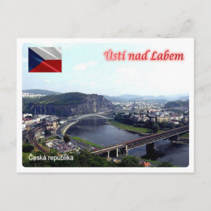 Carte Postale République tchèque - Usti Nad Labem -