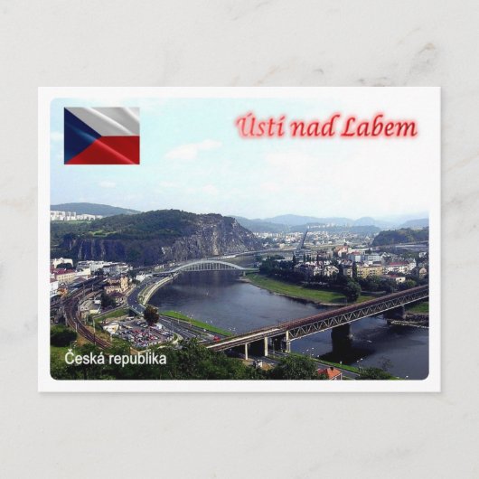Carte Postale République tchèque - Usti Nad Labem - (Devant)