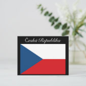 Carte Postale République tchèque vlajka (Debout devant)