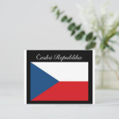 Carte Postale République tchèque vlajka (Debout devant)