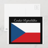 Carte Postale République tchèque vlajka (Devant / Derrière)