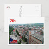 Carte Postale République tchèque - Zlin - (Devant / Derrière)