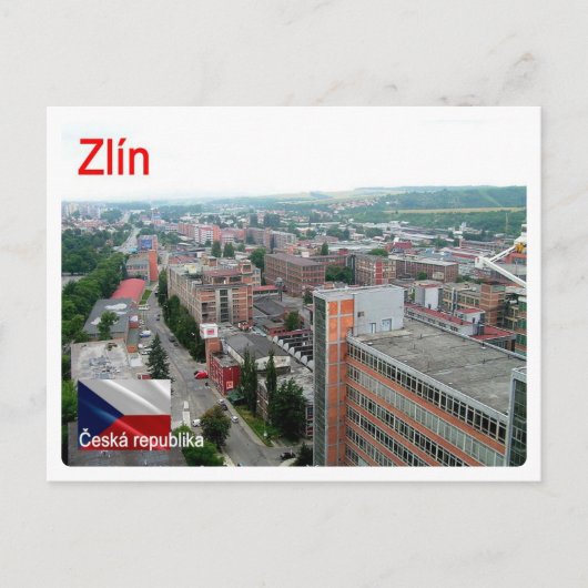 Carte Postale République tchèque - Zlin - (Devant)