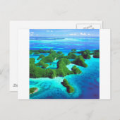 Carte Postale République tropicale des îles Palau (Devant / Derrière)