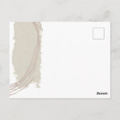 Carte Postale Requête de la servante Abstraite Forme de bord Lig (Dos)