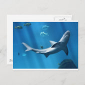 CARTE POSTALE REQUÊTE EN OCÉAN BLEU (Devant / Derrière)