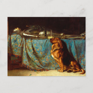 Carte Postale Requiescat de Briton Rivière (1888)