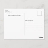 Carte postale requin (Dos)