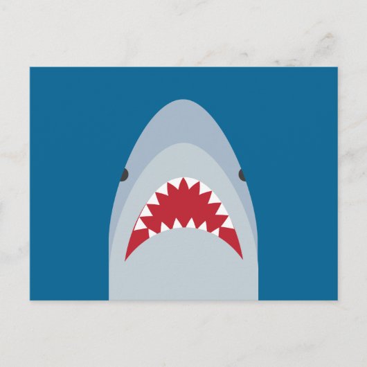 Carte postale requin (Devant)