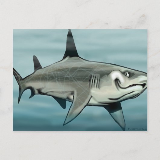 Carte Postale Requin (Devant)