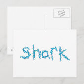 Carte Postale Requin (Devant / Derrière)