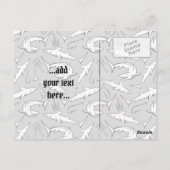 Carte Postale Requin (Dos)