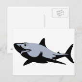 Carte Postale Requin (Devant / Derrière)