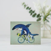 Carte Postale Requin à vélo (Debout devant)