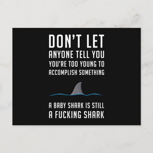 Carte Postale Requin Aile de Requin Poisson Mer Océan Idée Cadea (Devant)