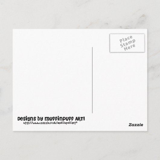 Carte Postale Requin avec présent (Dos)