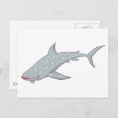 Carte Postale Requin-baleine sauvage (Devant / Derrière)