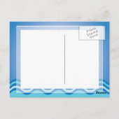 Carte Postale Requin drôle (Dos)