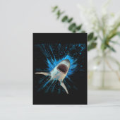 CARTE POSTALE REQUIN EAU ÉCLABOUSSURE OCÉAN (Debout devant)