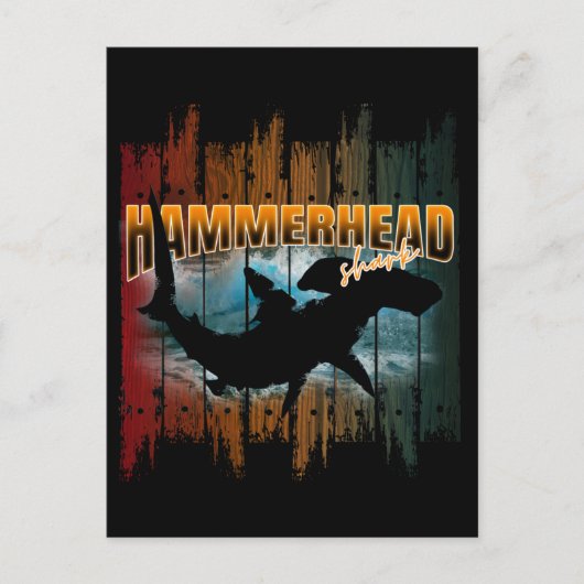 Carte Postale requin marteau (Devant)