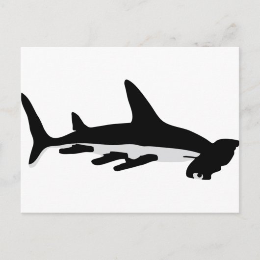 Carte Postale requin marteau (Devant)