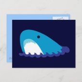 Carte Postale Requin mignon (Devant / Derrière)