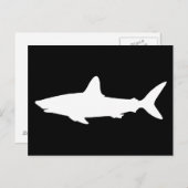 Carte Postale Requin nageant (Devant / Derrière)