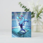 Carte Postale Requin nageur (Debout devant)