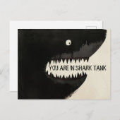 Carte Postale Requin noir (Devant / Derrière)