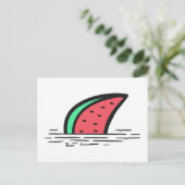 Carte Postale requin pastèque (Debout devant)