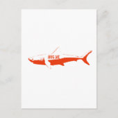 Carte Postale Requin, serrez-moi dans vos bras ! (Devant)