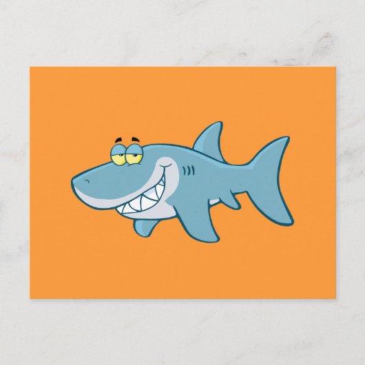Carte Postale Requin souriant (Devant)