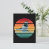 Carte Postale requin style vintage (Debout devant)