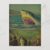 Carte Postale Requin sur le terrain de golf Ocean Horror  (Devant)