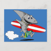 Carte Postale Requin surf (Devant)