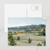 Carte Postale Réservation de Wind River 1958 Paysage du Wyoming (Devant / Derrière)