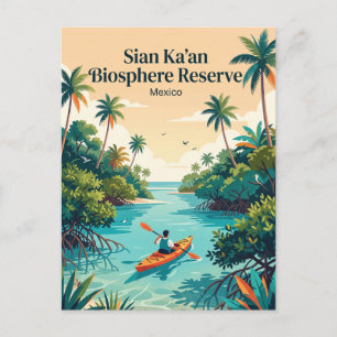 Carte Postale Réserve de biosphère de Sian Ka'an Mexique