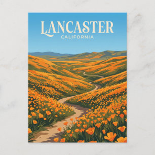 Carte Postale Réserve de coquelicots d'Antelope Valley Californi