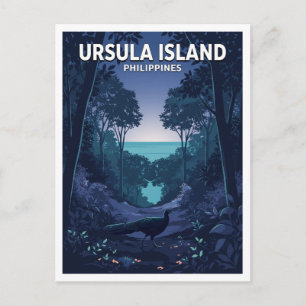 Carte Postale Réserve de faune de l'île Ursula Rizal Philippines