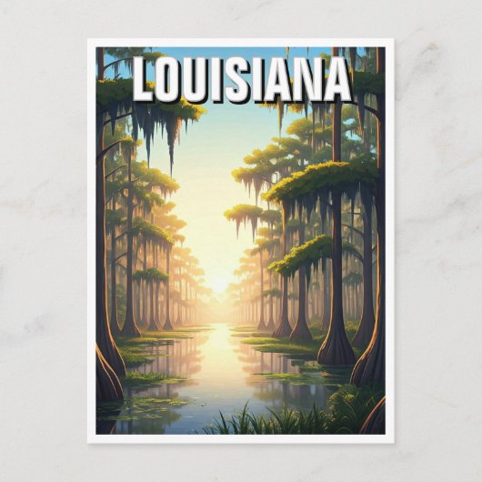Carte Postale Réserve de la baratarie de la Louisiane (Devant)
