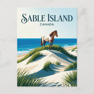 Carte Postale Réserve de parc national de l'Île de Sable Canada