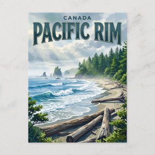 Carte Postale Réserve de parc national Pacific Rim Canada