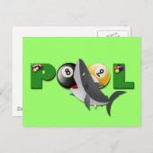 CARTE POSTALE RÉSERVE DE PISCINE (Devant / Derrière)