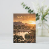 Carte Postale Réserve de Samburu, Archer's Post, comté de Sambur (Debout devant)