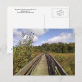 Carte Postale Réserve naturelle de l'Université de Binghamton (Devant / Derrière)