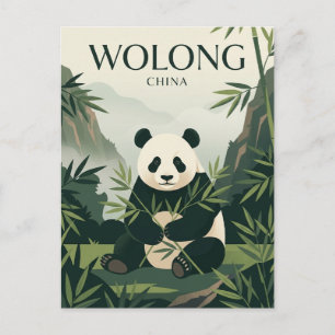 Carte Postale Réserve naturelle nationale de Wolong Chine