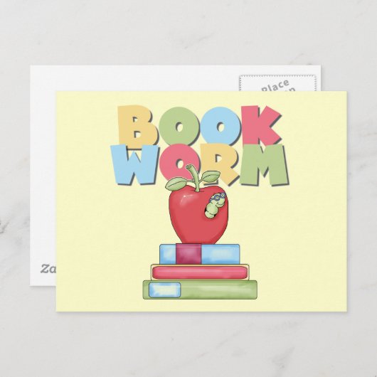 Carte Postale Réserver Tshirts et cadeaux Worm (Devant / Derrière)