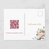 Carte Postale Réservez la date (Dos)